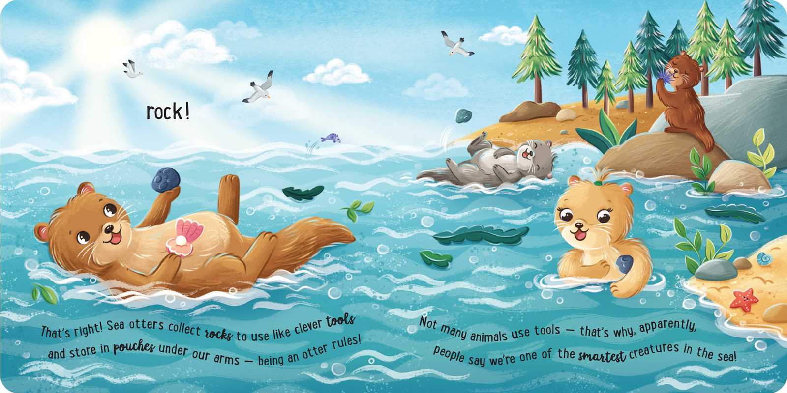 I Love Being a Sea Otter: Padded Board Book by Em Bruce