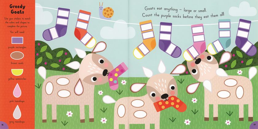 Match and Stick: On the Farm Sticker Book