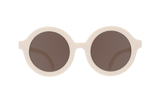 Sweet Cream Euro Round Kids Sunglasses with Amber Lens: Ages 3-5