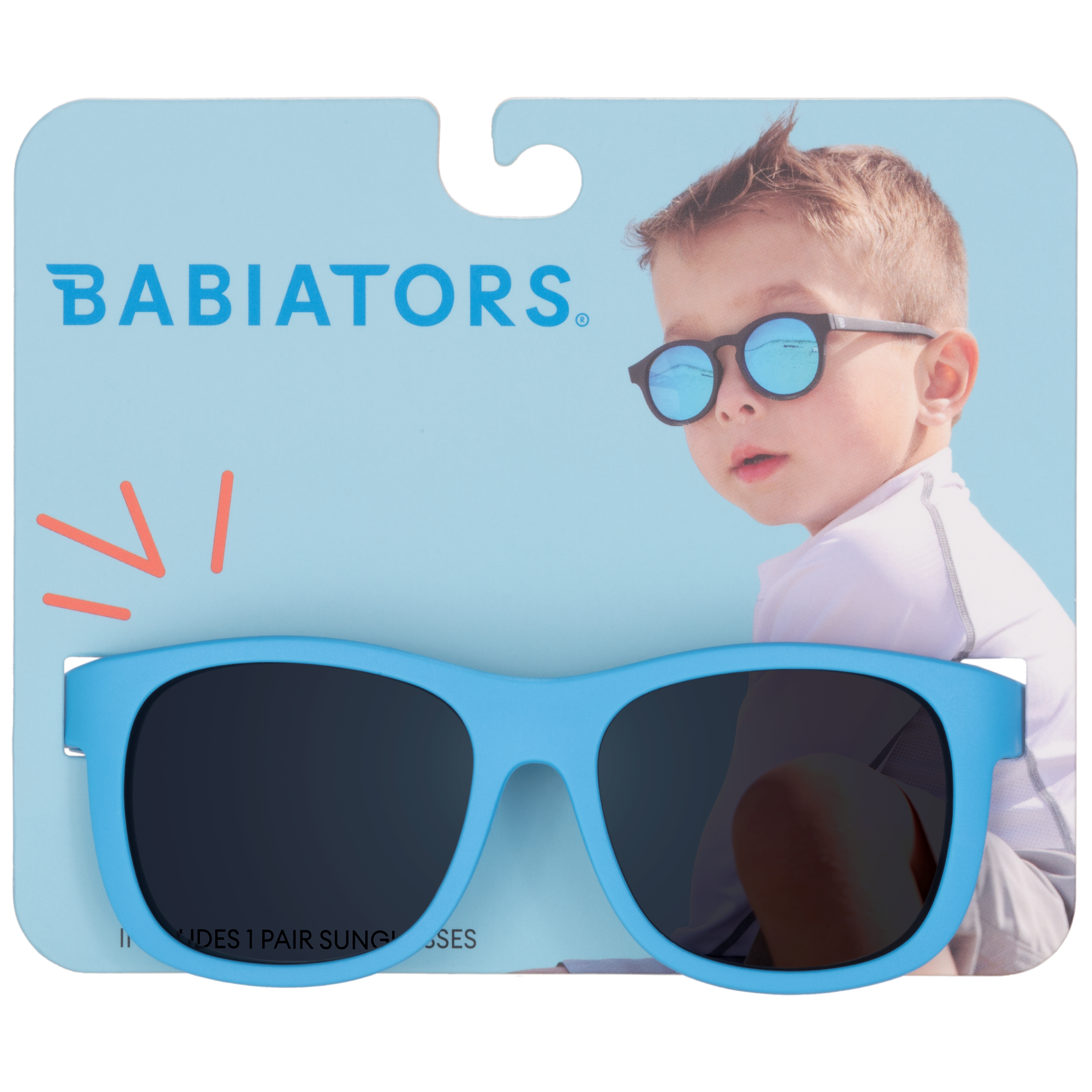 Sky Blue Kids Navigator Sunglasses