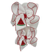 Watermelon Embroidered Hair Bow