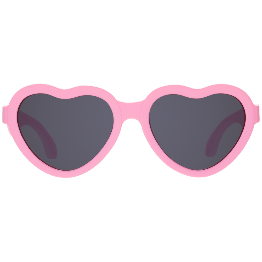 Bubble Gum Pink Hearts Kid and Baby Sunglasses