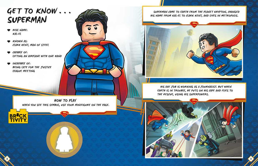 LEGO Book DC Super Heroes: Superman to the Rescue! by AMEET Publishing