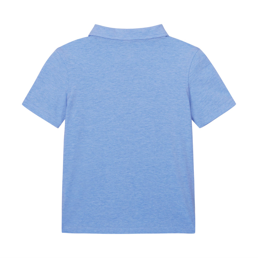 Polo Shirt - Blue Shark