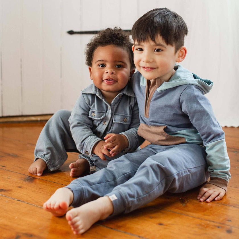 Acid Wash Infant Jumpsuit