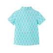 Kids Short Sleeve Buttondown Set | Geo Shark