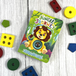 Jungle Journey - Children's Rattle and Read Interactive Sensory Board Book with Spinning Rattle