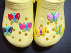 DELETE Pick your own Colorful Butterfly Design Theme Shoe Charms Best Quality JuliesDecalDesign: Large #4 rainbow