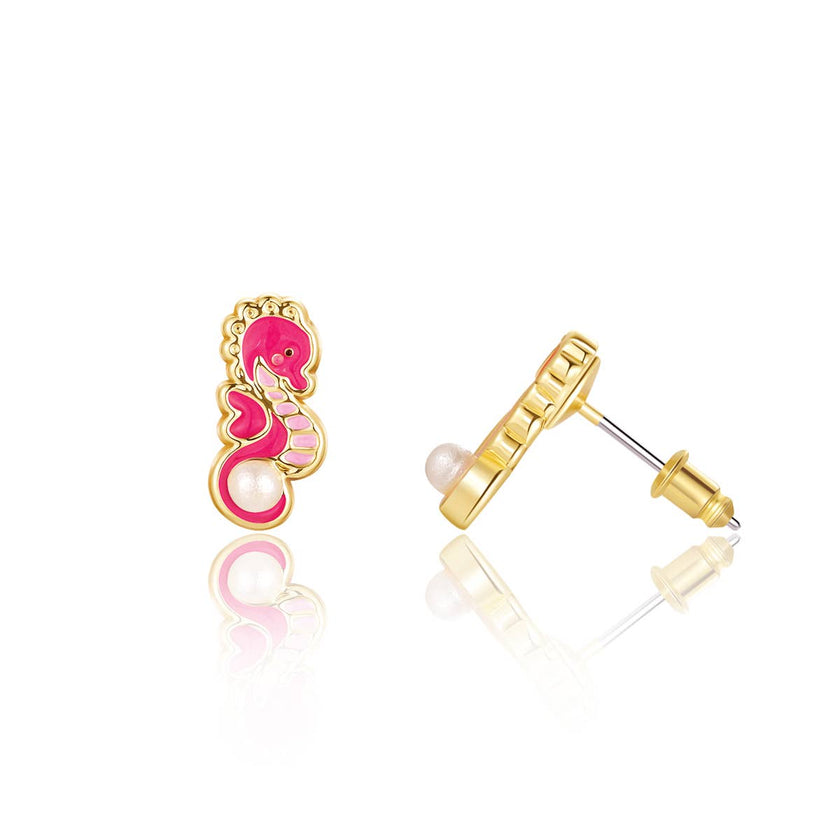 Seahorse Children's Stud Earrings