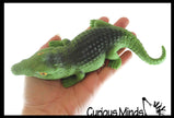 Sand Filled Alligator Crocodile Squishy Toy - Moldable Sensory, Stress