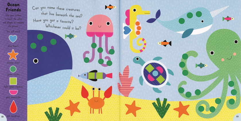 Match and Stick: Under the Ocean Sticker Book