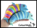 Dolphin Fidget Toy - Large Wiggle Articulated Jointed Moving