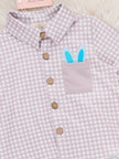 Bunny Peek Pocket Embroidered Outfit