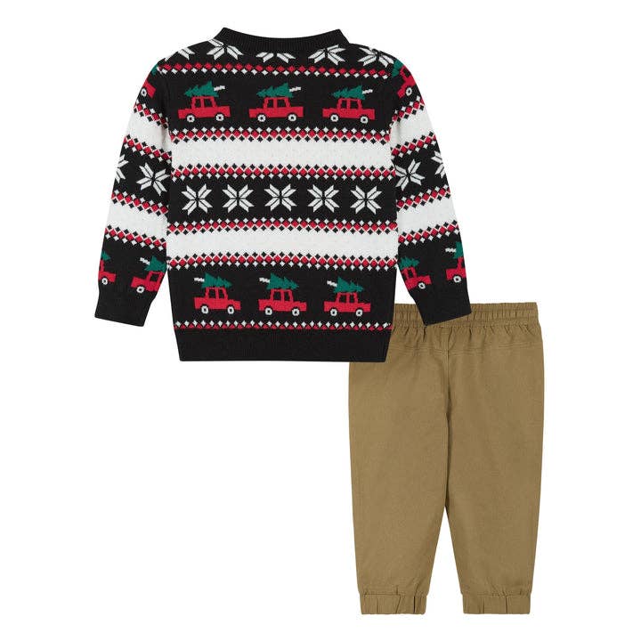 Holiday Sweater W/ Joggers Set
