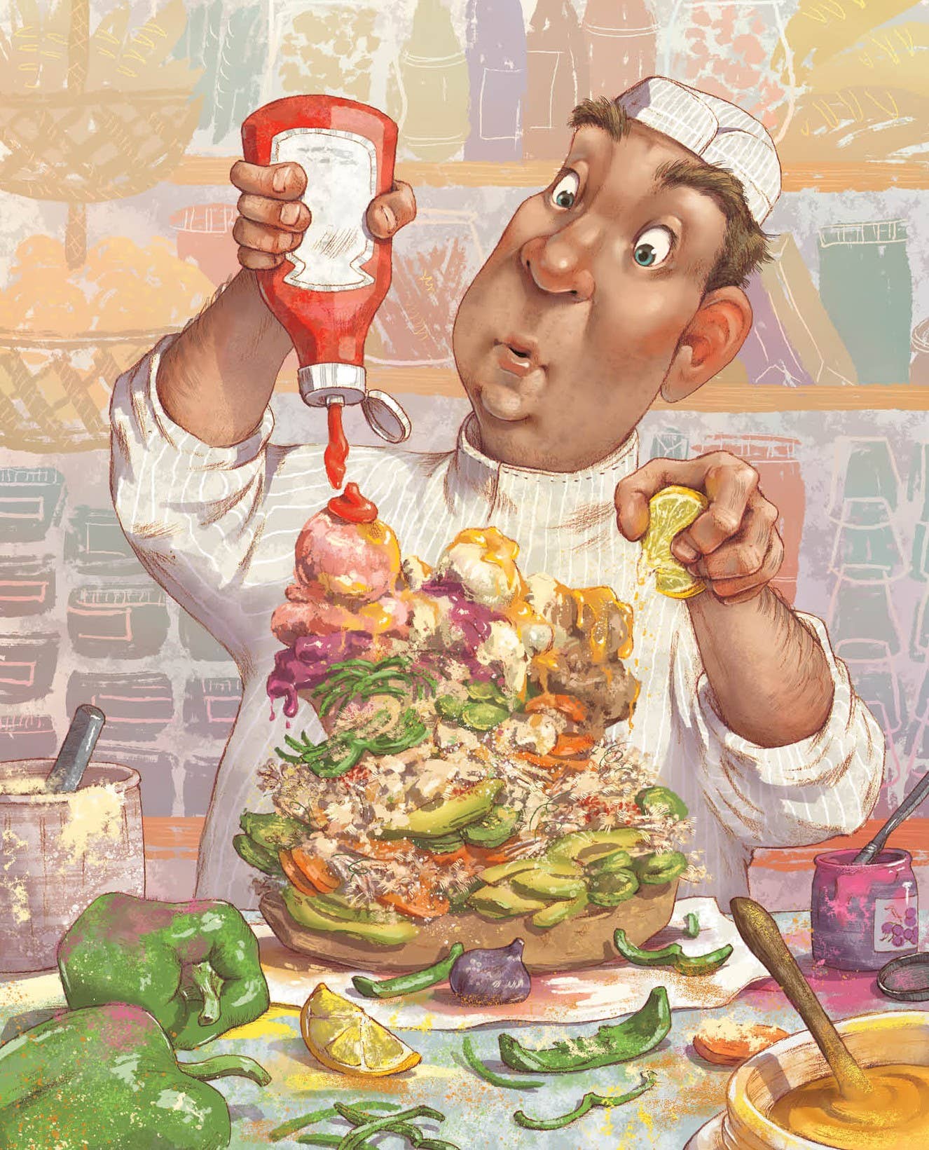 Hannah's Tall Order: An A to Z Sandwich Picture Book