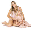 Spring Meadow Two-Piece Bamboo Short Sleeve Pajama Kids Pants Set