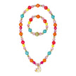 Unicorn Rainbow Charm Necklace and Bracelet Set