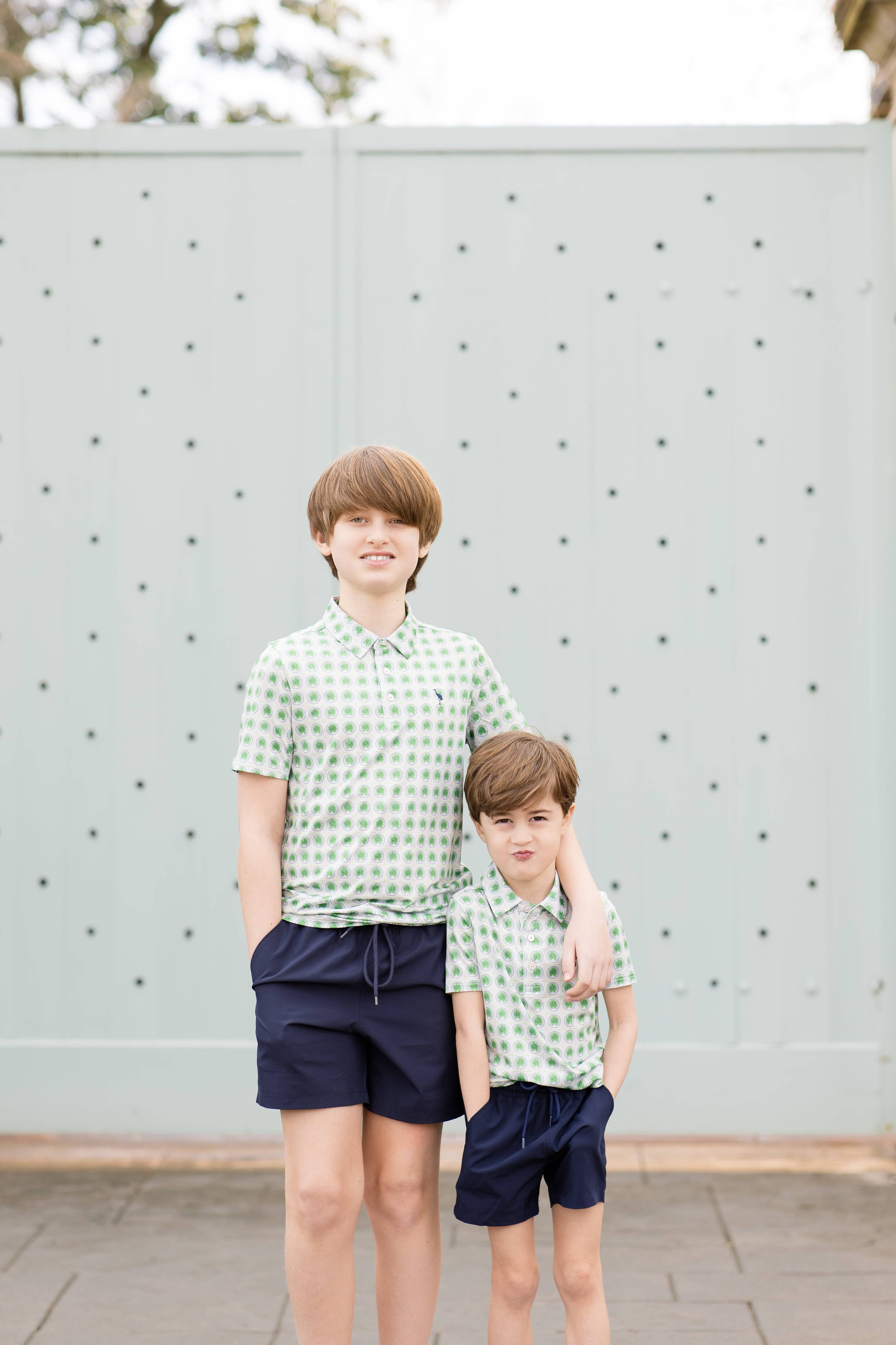 Boys Performance Polo | Palm Paradise