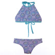 Girls Swim UPF 50+ Reversible Bikini with Mermaid Tail Cover Set