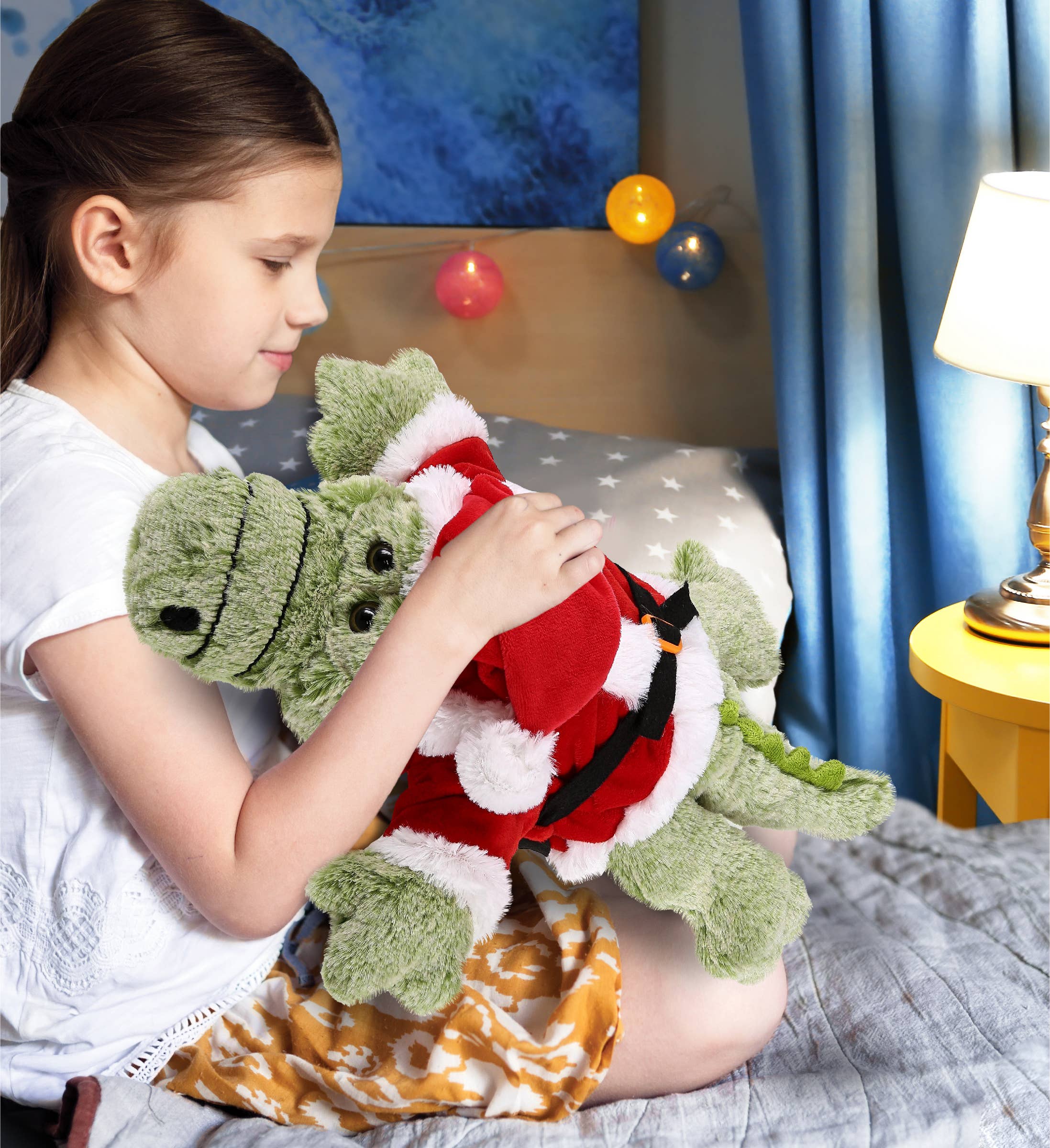 Plush Santa - Super-Soft Plush - Alligator Large Stuffed Animal