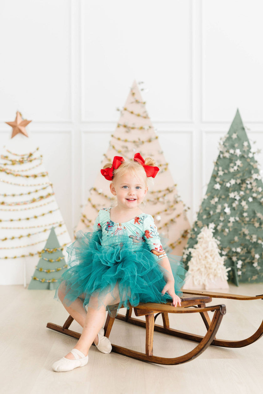 Believe in Your Elf 3/4 Tutu Leotard