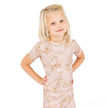 Spring Meadow Two-Piece Bamboo Short Sleeve Pajama Kids Pants Set