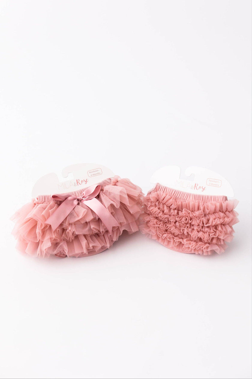 Vintage Pink Ruffle Tutu Bloomer