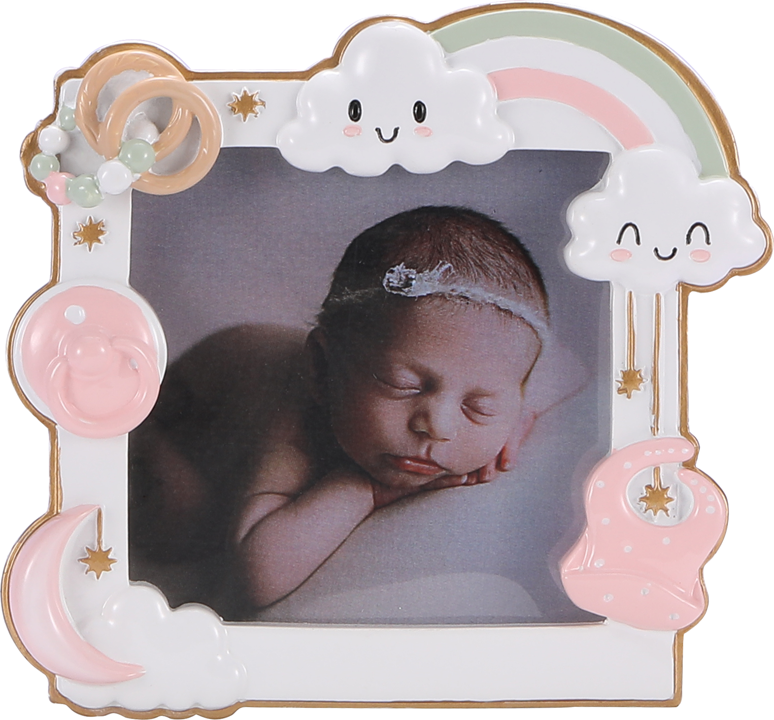 Modern Baby Picture Frame Personalized Ornament