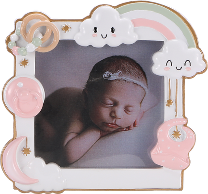 Modern Baby Picture Frame Personalized Ornament