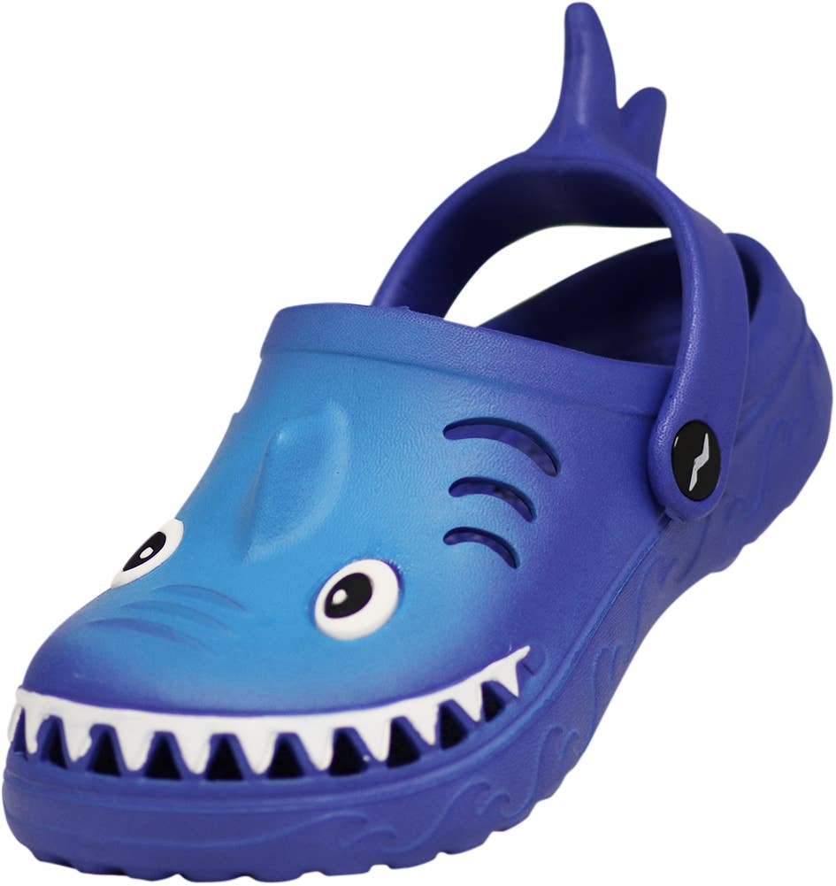 Toddler Clog Shark Royal