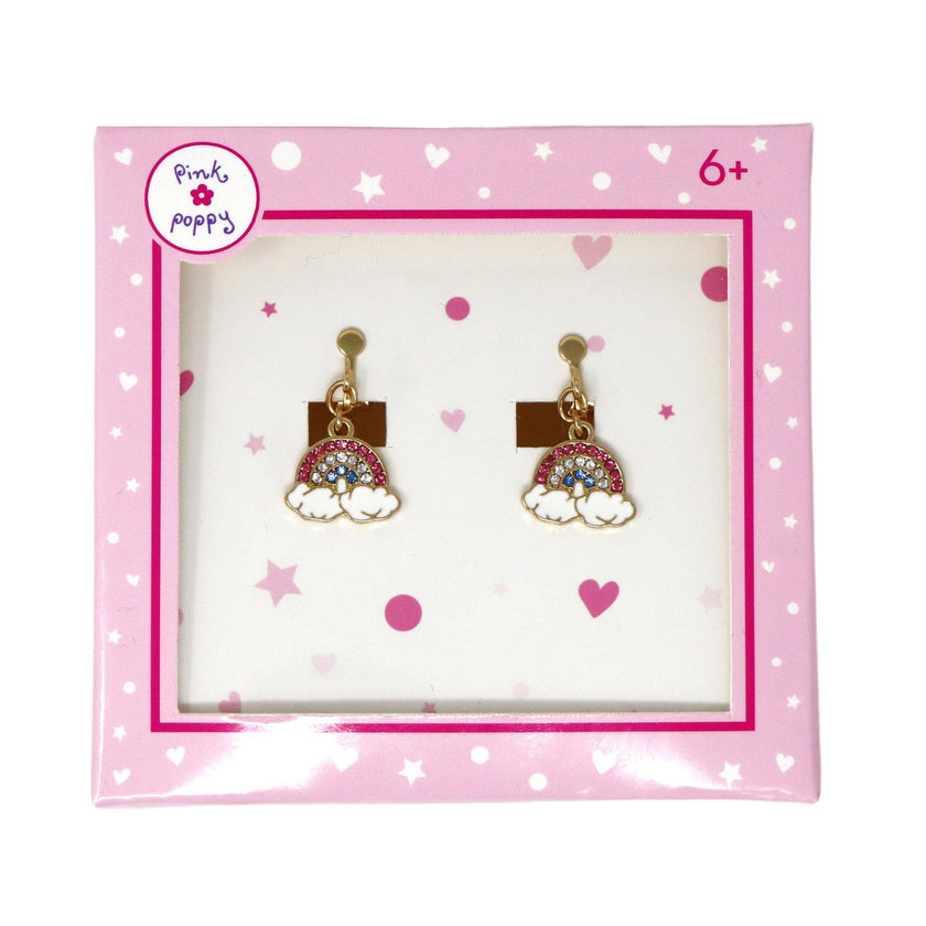 Rainbow Clip-on Earrings