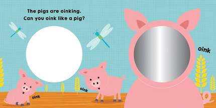 Mirror, Mirror: Farm Animals Board Book