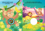 Jungle Journey - Children's Rattle and Read Interactive Sensory Board Book with Spinning Rattle
