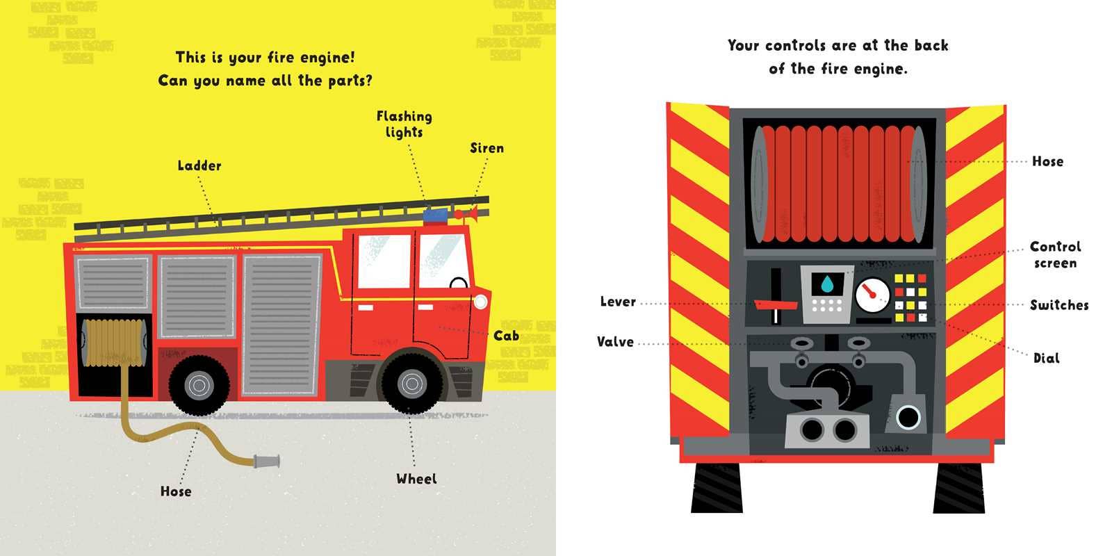 I'm the Fire Engine Driver Hardcover Book