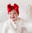 Baby Bling® Satin FAB® soft nylon headband with satin bow