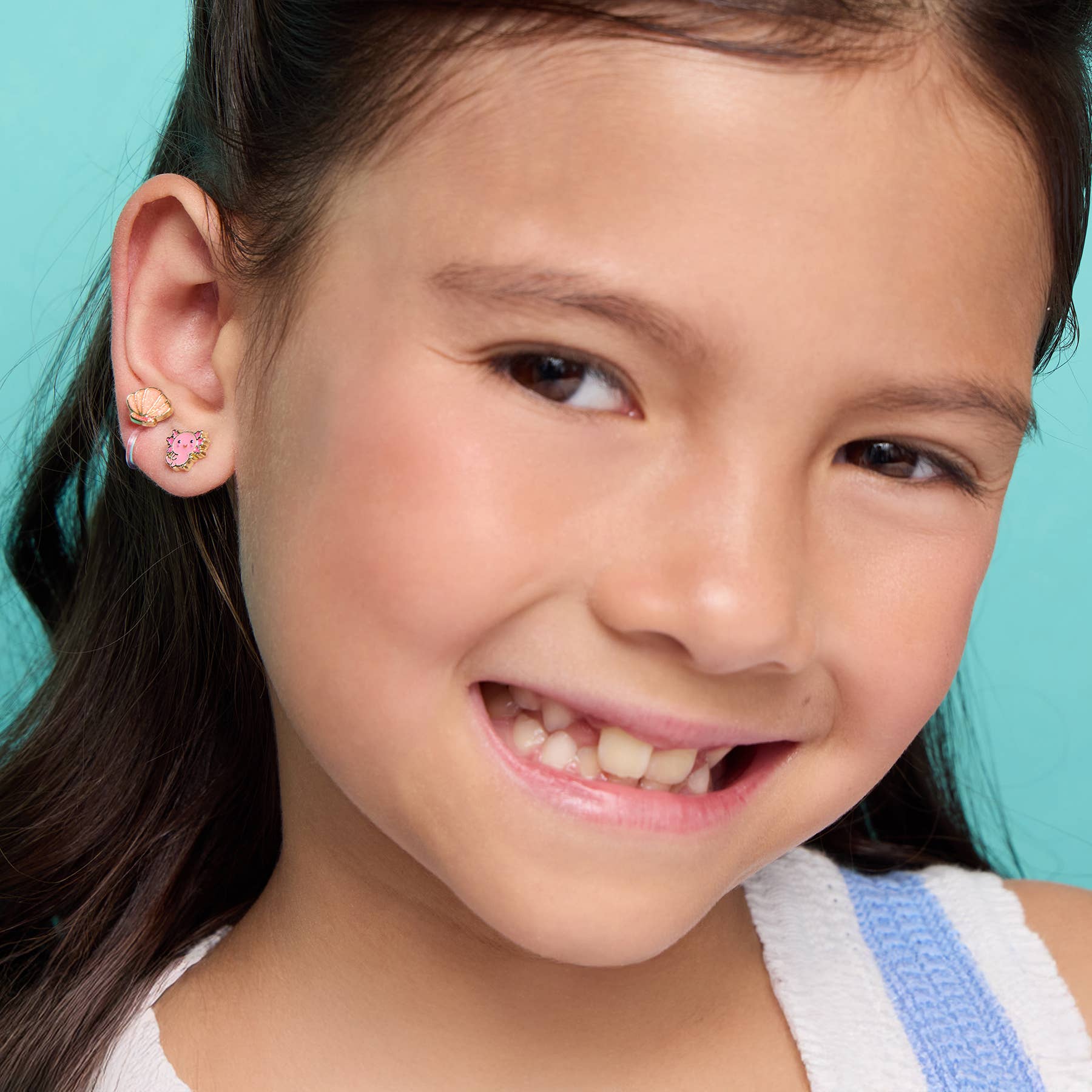 Axolotl Love | Cutie Stud Earrings for Girls
