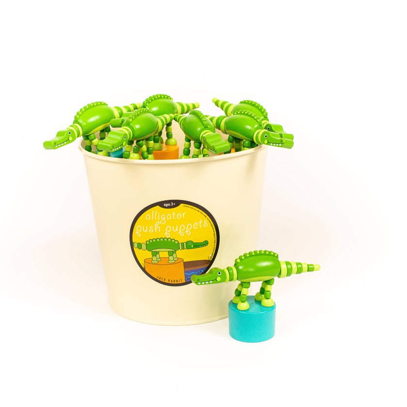 Alligator Toy Push Puppets Assorted- Each