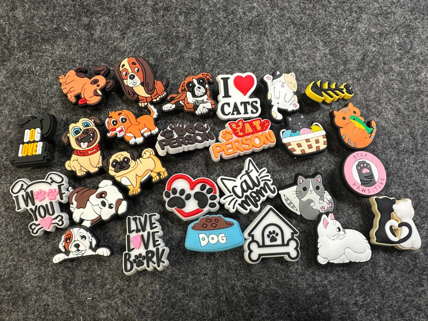 Dog and Cat Shoe Charms