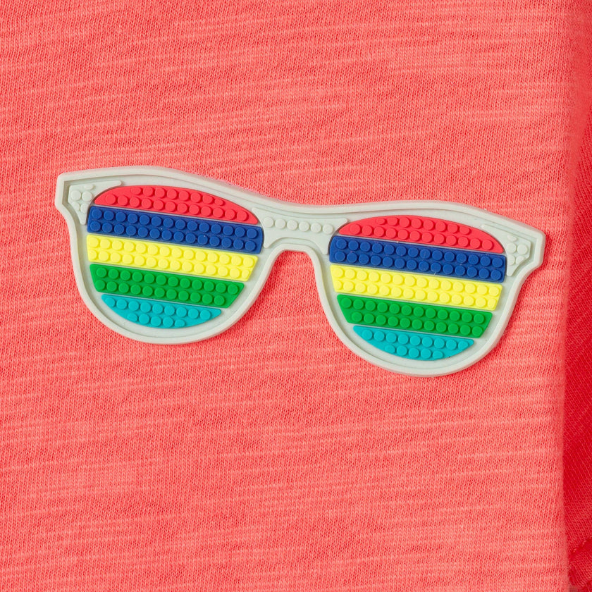 Boys Short Sleeve Tee & Quilted Short Set | Summer Shades