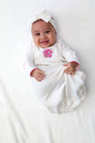 Pip Embroidered Gown -Seashell