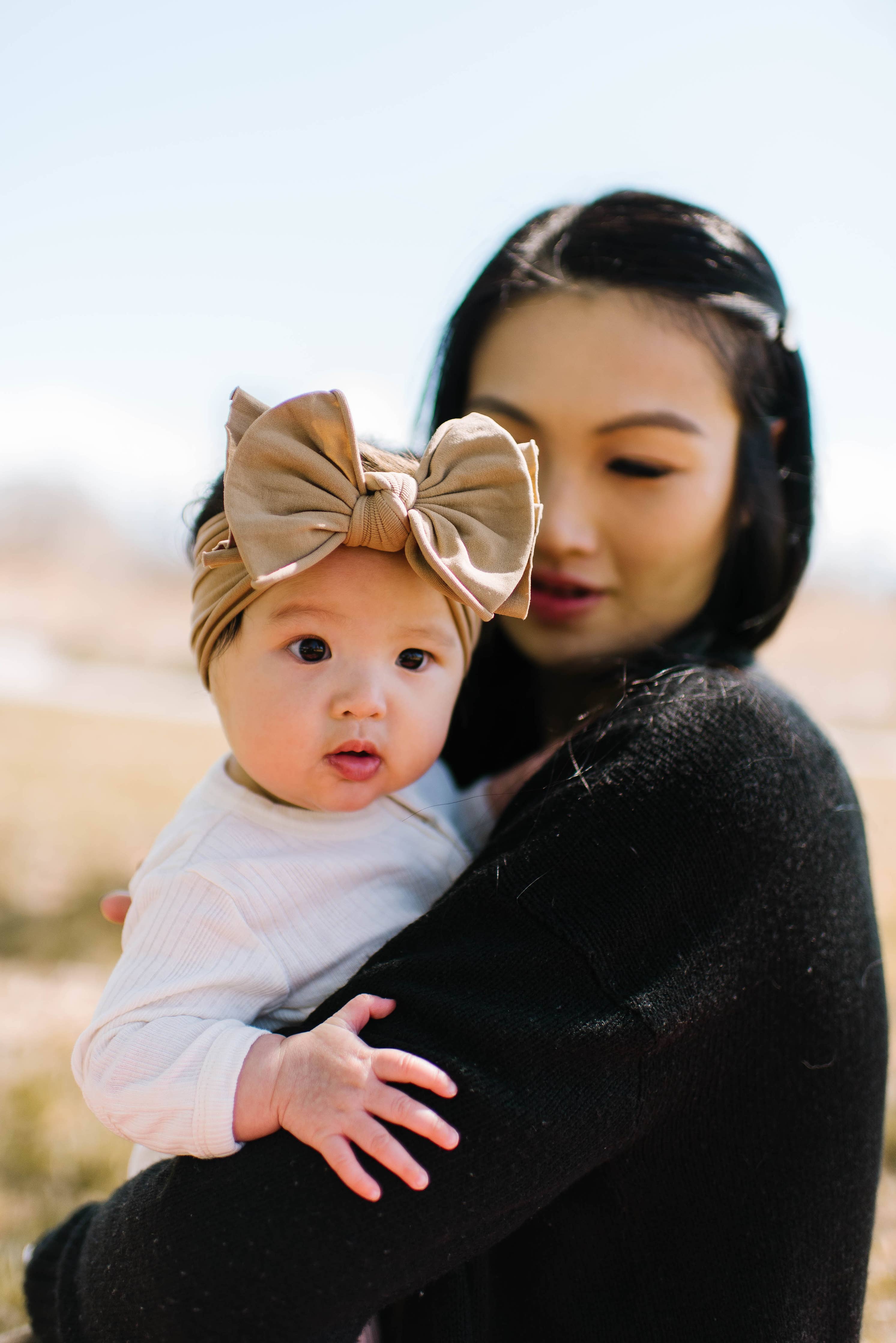 Baby Bling® FAB-BOW-LOUS® soft nylon bow headband