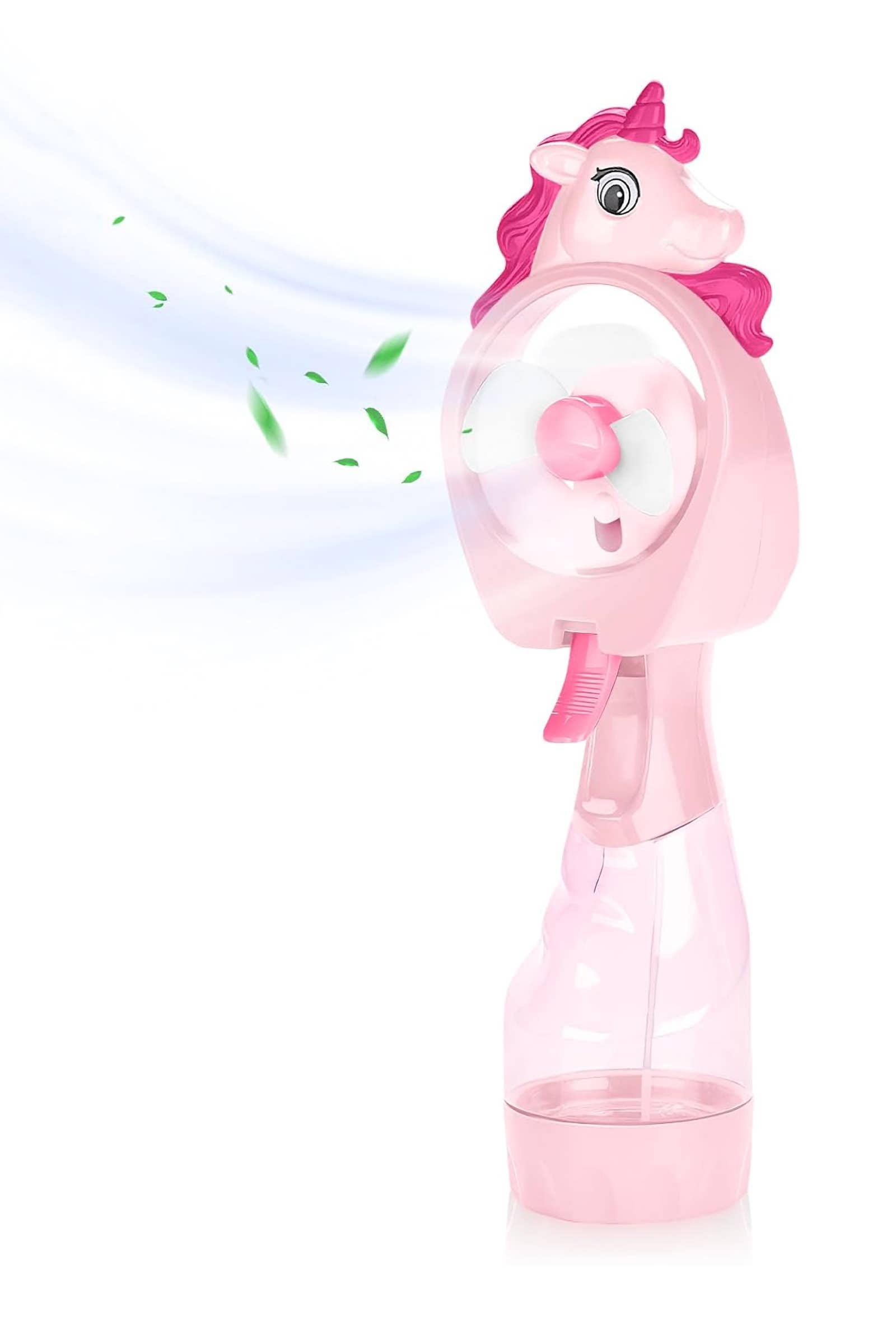 Unicorn Pony Water Spray Misting Electric Fan - Assorted