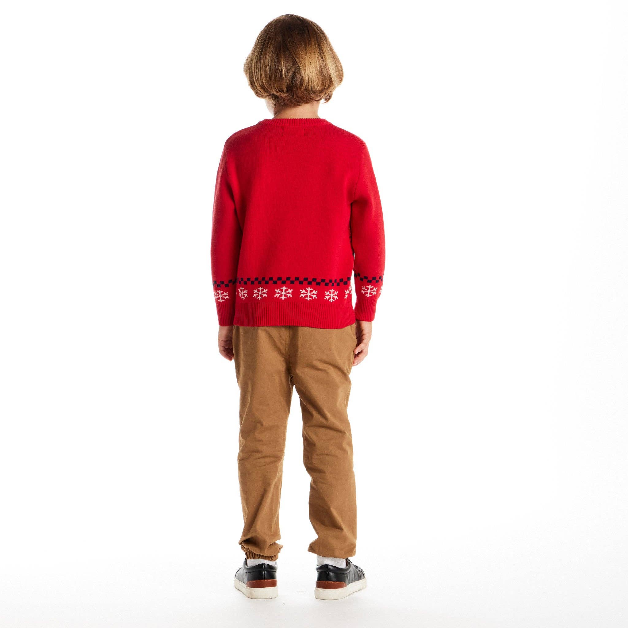 Kids Sweater & Pants Holiday Set | Gingerbread & Dinos
