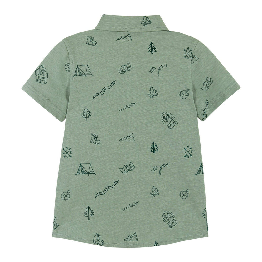 Short Sleeve Knit Buttondown Shirt | Outdoor Adventurer