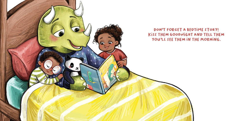 How to Put a Dinosaur to Bed: A Board Book