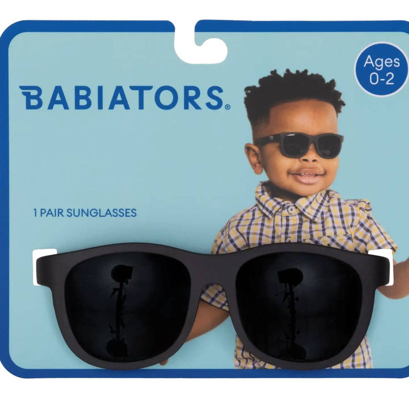 Jet Black Navigators Kids Sunglasses