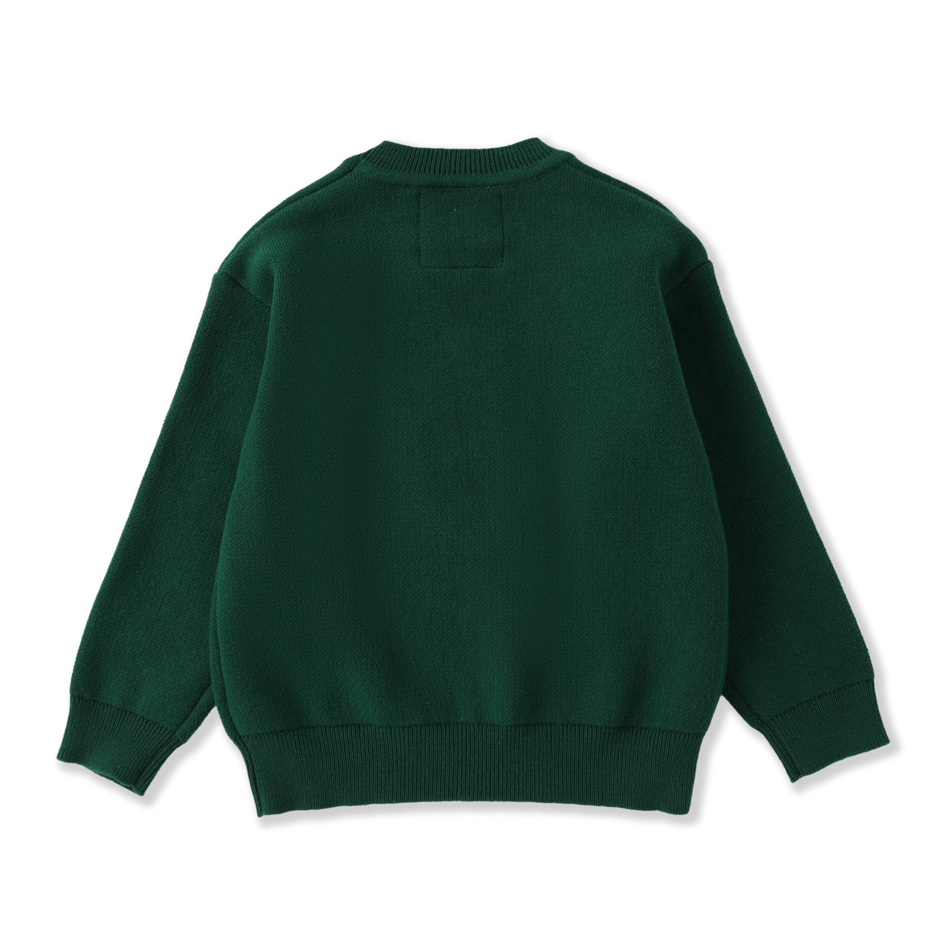 Green Santa Christmas Sweater