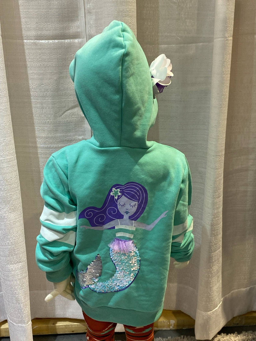 Mermaid Sequin Toddler and Kids 3D Hoodie