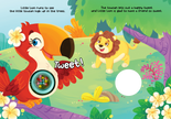 Jungle Journey - Children's Rattle and Read Interactive Sensory Board Book with Spinning Rattle