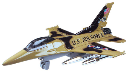 Die Cast Air Force Fliers, Pull Back Action - Toy Planes
